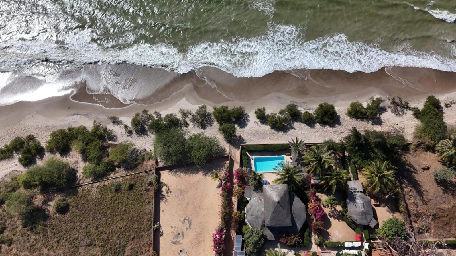 La Villa Sur La Plage Palmarin Eksteriør billede