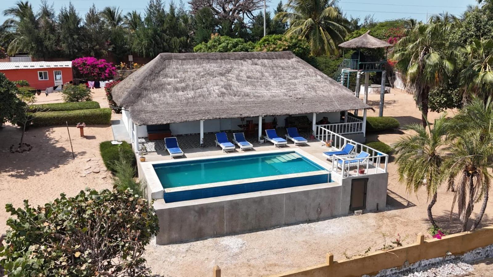La Villa Sur La Plage Palmarin Eksteriør billede